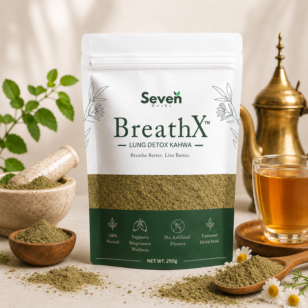 BreathX™ Lung Detox Kahwa – Instant Herbal Powder